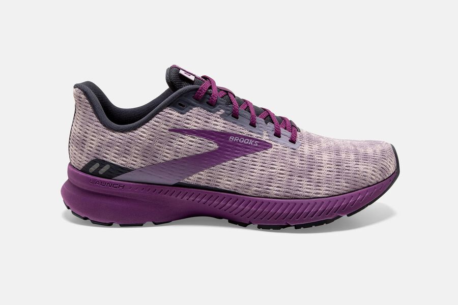 Brooks Israel Launch 8 Road Running Shoes Womens - Purple - WUJ-498752